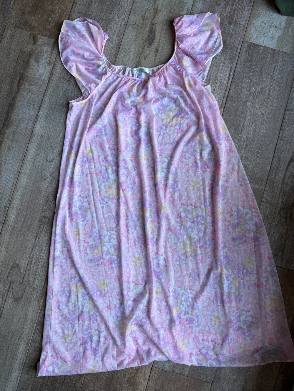 Girls' Pink Floral Nightgown - Soft Sleep Dress